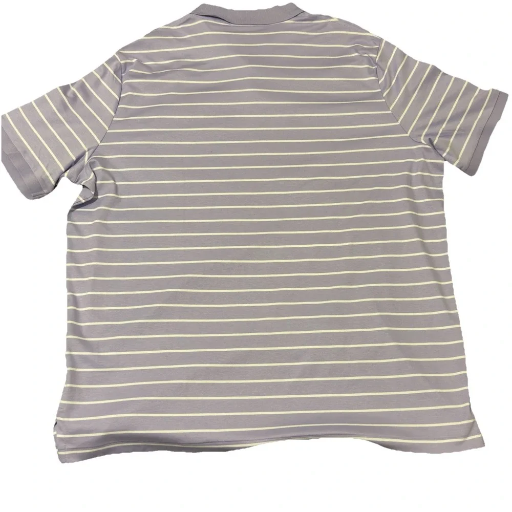 Polo Ralph Lauren Soft Cotton Polo Shirt Mens 2XL‎ Sky Lavender White Classic